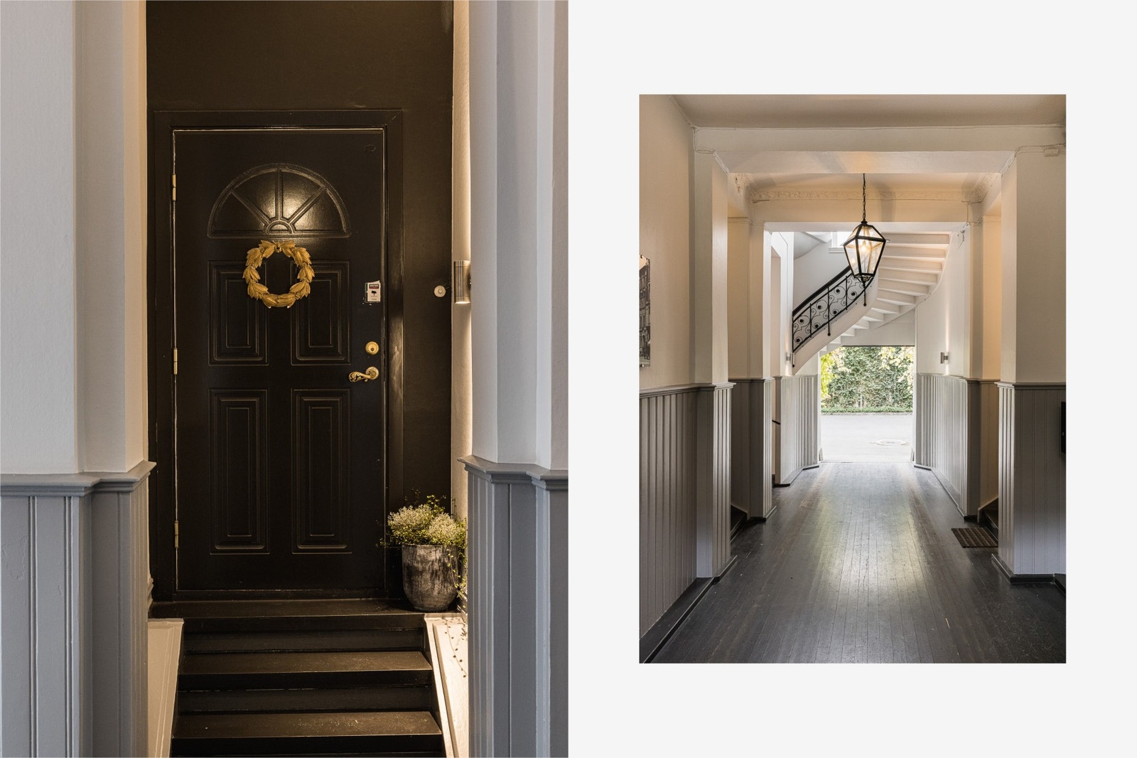 Eget inngangsparti fra gårdsrommet. Galleribilde