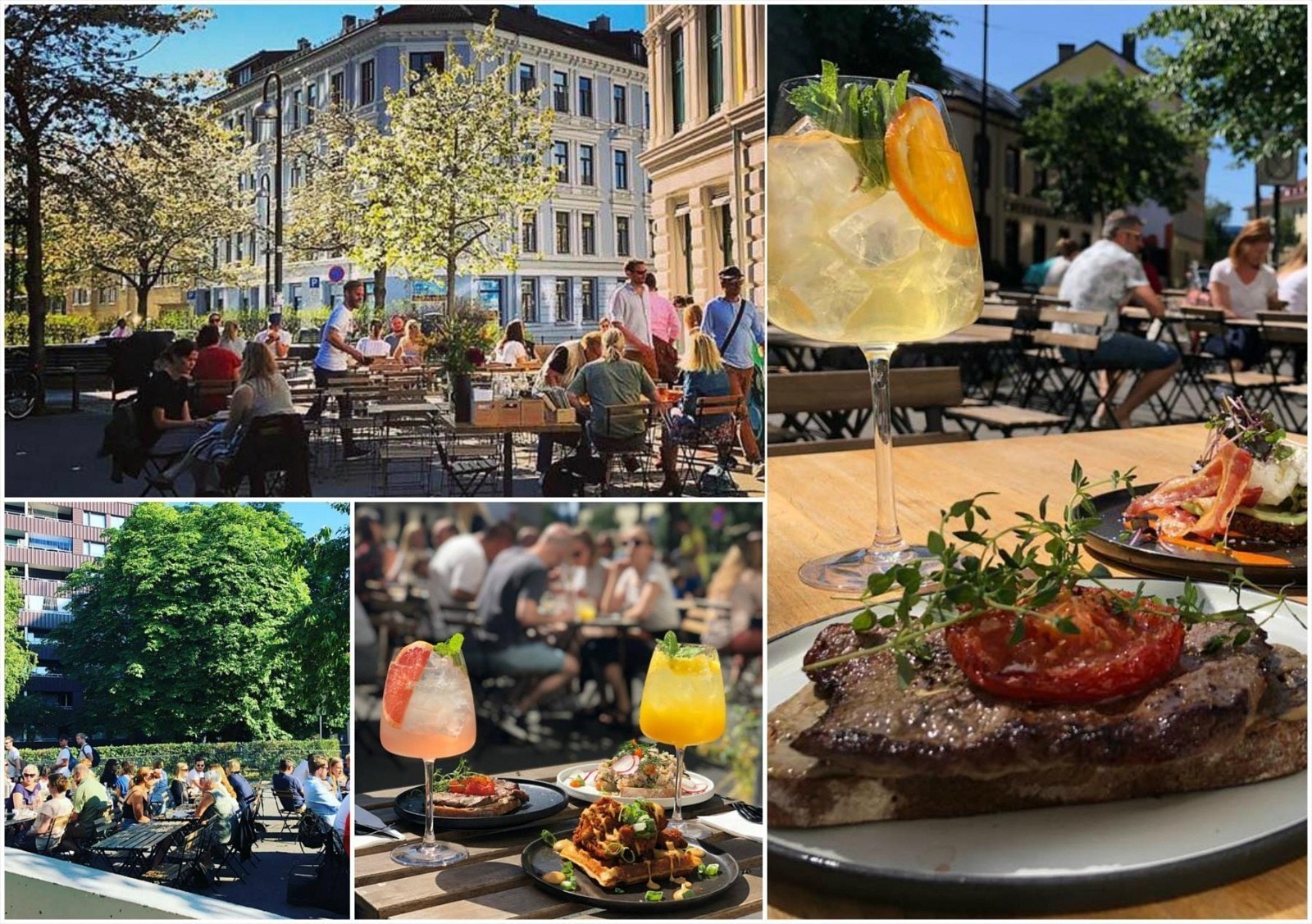 Grådi restaurant er rett rundt hjørnet og har flott uteservering på sommerhalvåret. Galleribilde
