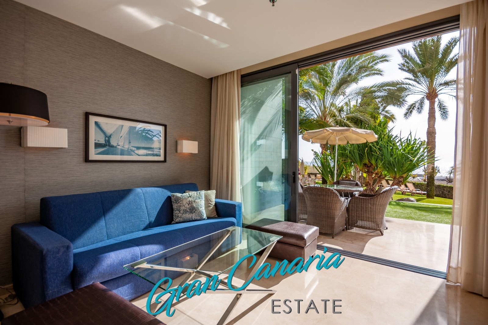 Leiligheten ligger i roligste del av anlegget Galleribilde