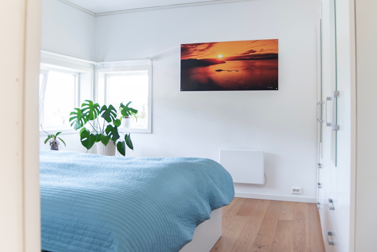 Hovedsoverommet har en romslig garderobe. Galleribilde