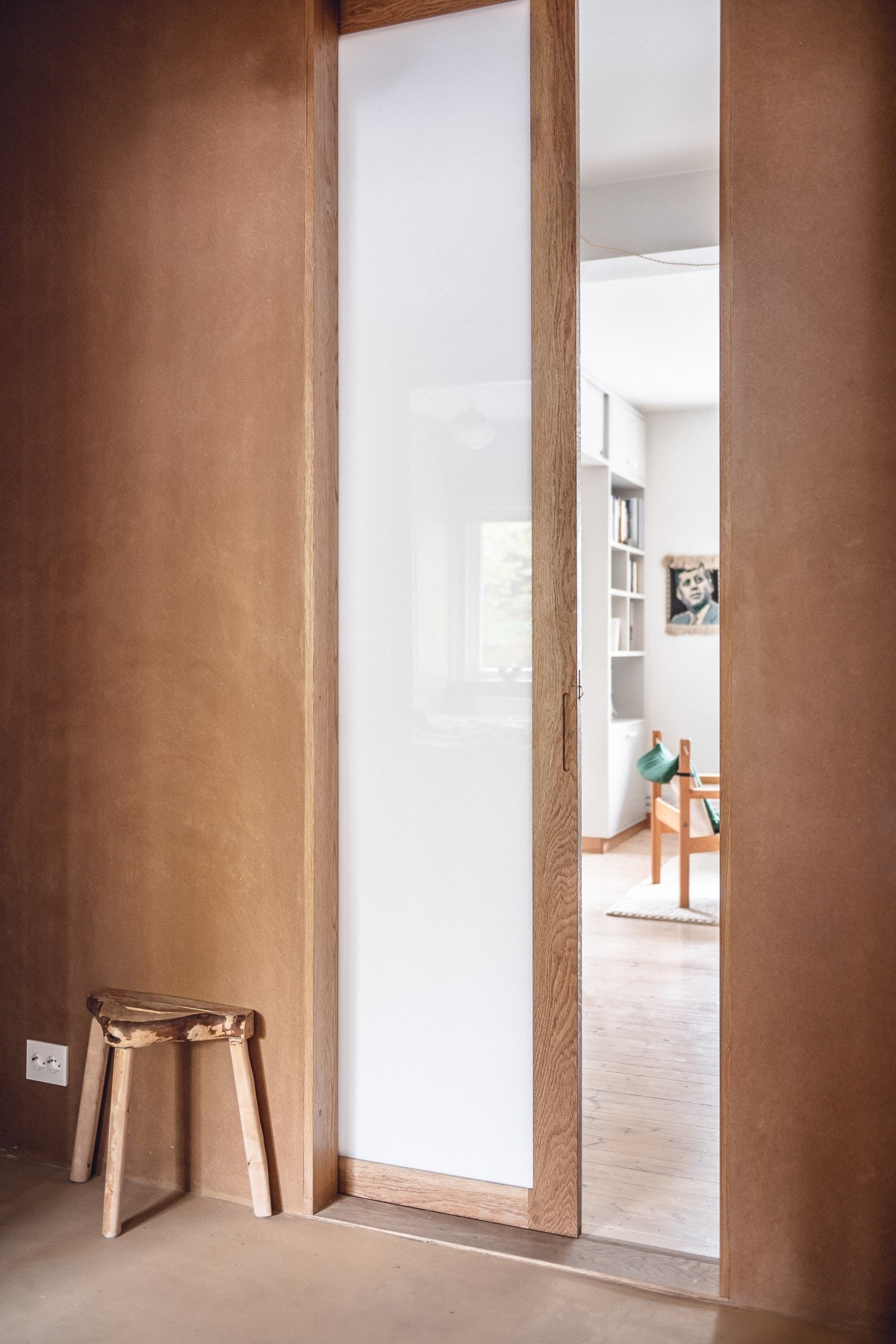 Dekorative og plassbesparende skyvedører. Galleribilde