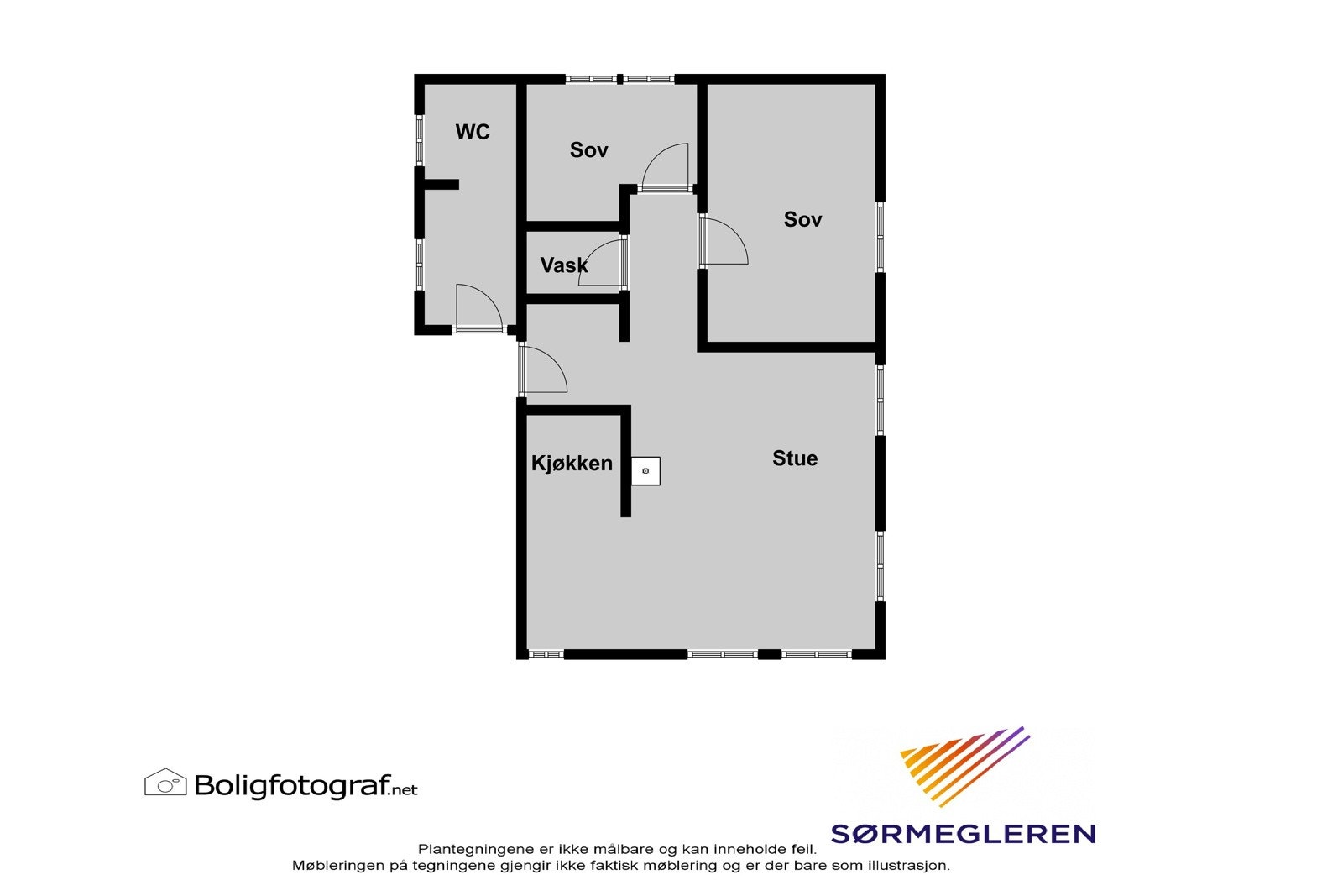 Plantegning Galleribilde