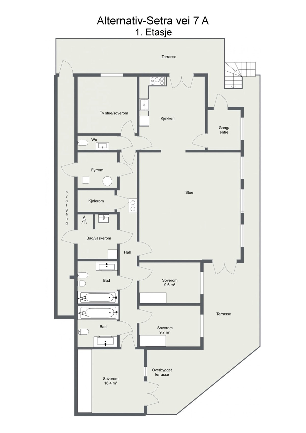 Alternativ planløsning Galleribilde