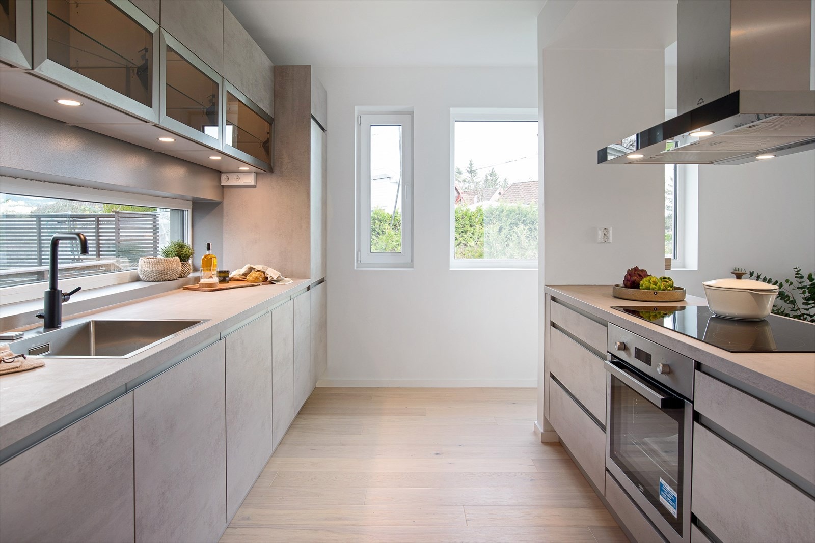 Kjøkken. Bildet er tatt av hus nr. 39 (noe avvik på planløsning kan forekomme). Galleribilde