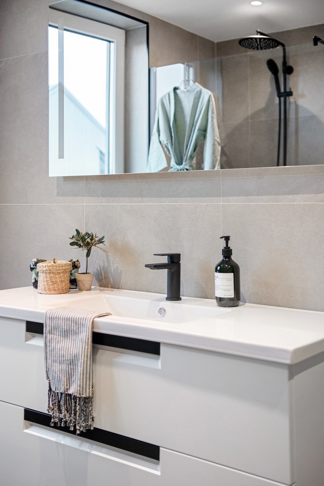 Bad i 2.etasje. Bildet er tatt av hus nr. 39 (noe avvik på planløsning kan forekomme). Galleribilde