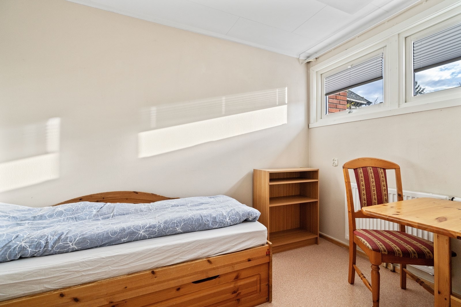 Innredet rom. Disse rommene er ikke godkjente for varig opphold. Se pkt. om ferdigattest. Galleribilde