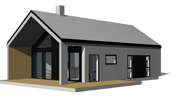 Illustrasjon fasade Galleribilde