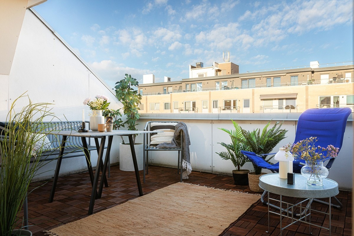 Det er enkelt å forestille seg hvordan man vil trives her oppe under varme sommerkvelder. Galleribilde