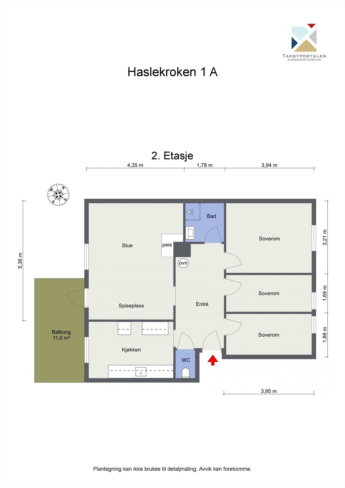 Plantegning Galleribilde