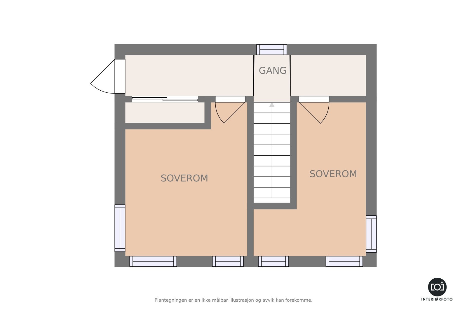 Plantegning 2.etg Galleribilde