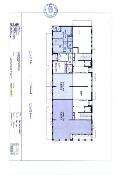 Planskisse snr. 171 og 172 Galleribilde