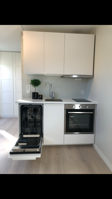 kjøkken med induksjonstopp(to soner), vifte/komfyrvakt, oppvaskmaskin. Galleribilde