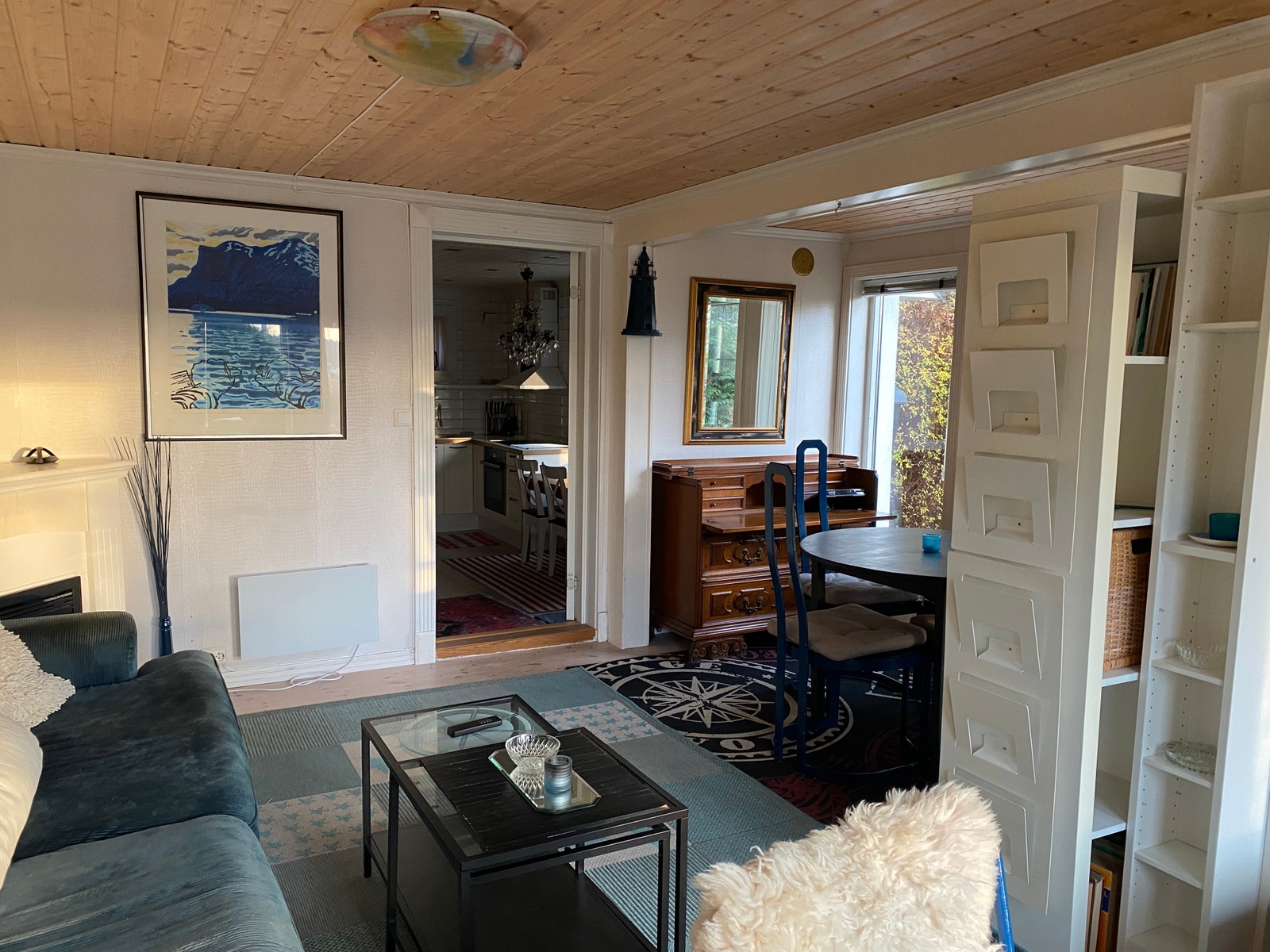 stue - allrom med sovealkove Galleribilde