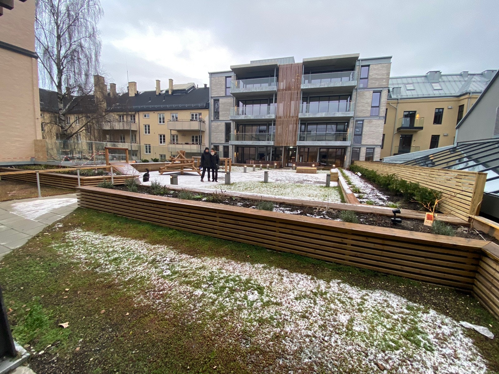 Felles takhage over Valkyrien shopping Galleribilde