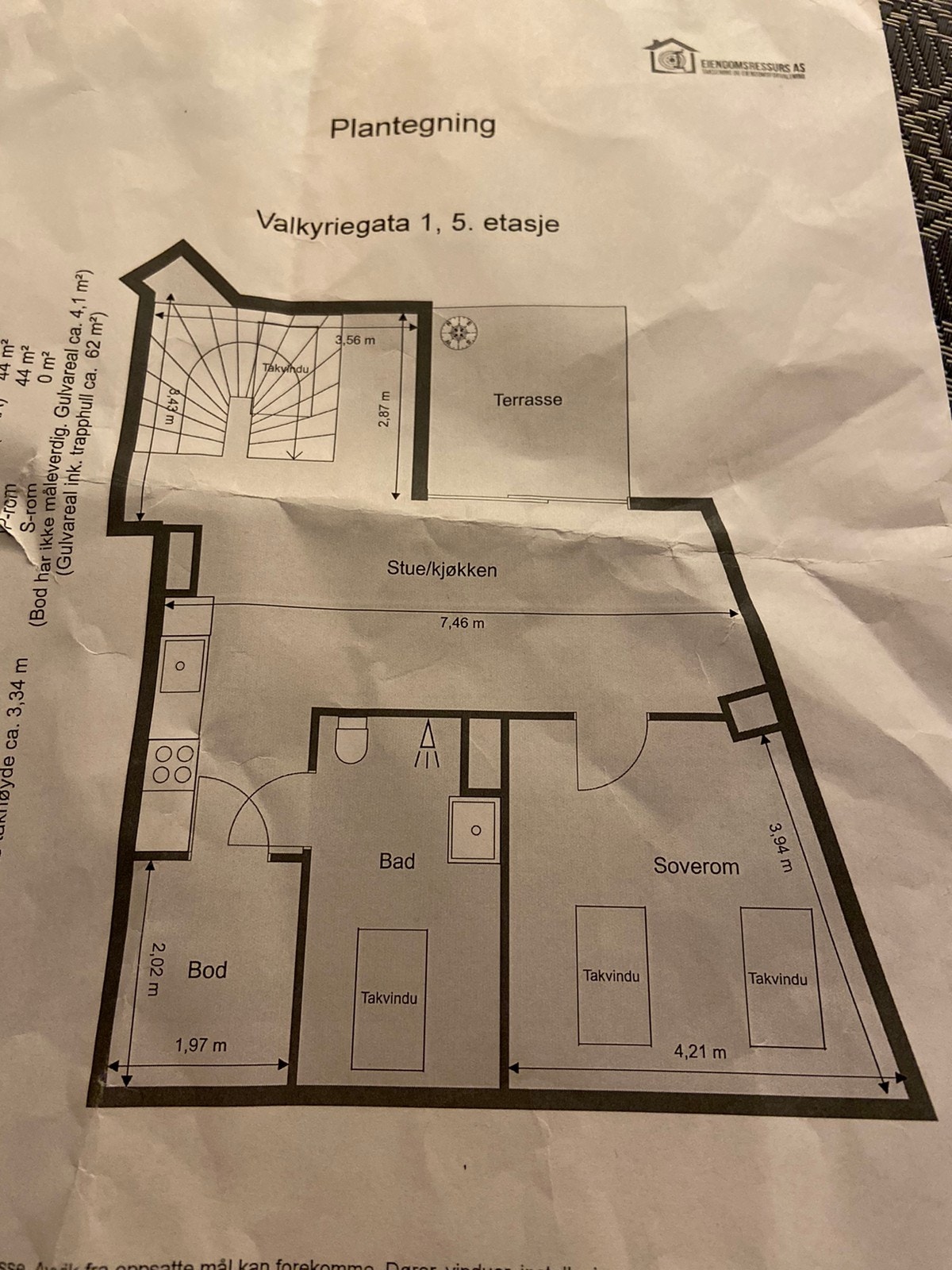 Plantegning Galleribilde