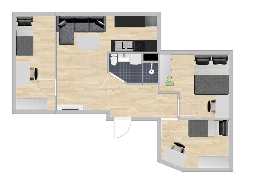 Plantegning Galleribilde