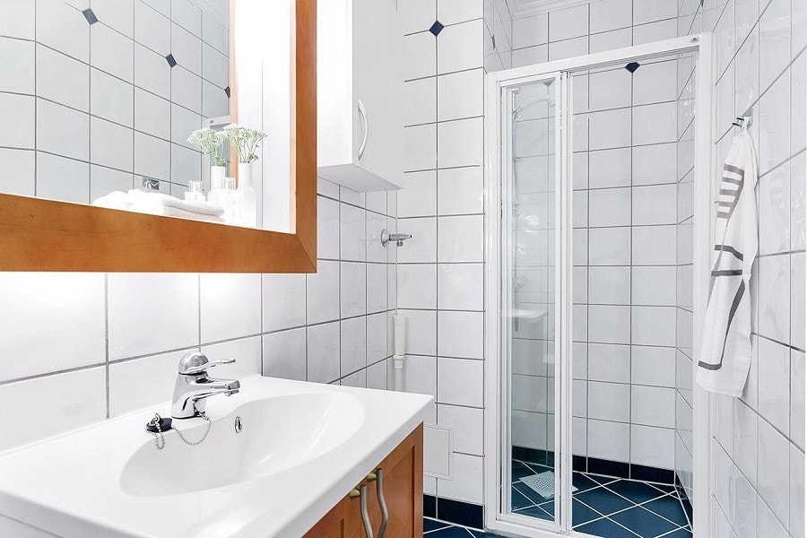 Badet har vaskemaskin, ikke avbildet Galleribilde