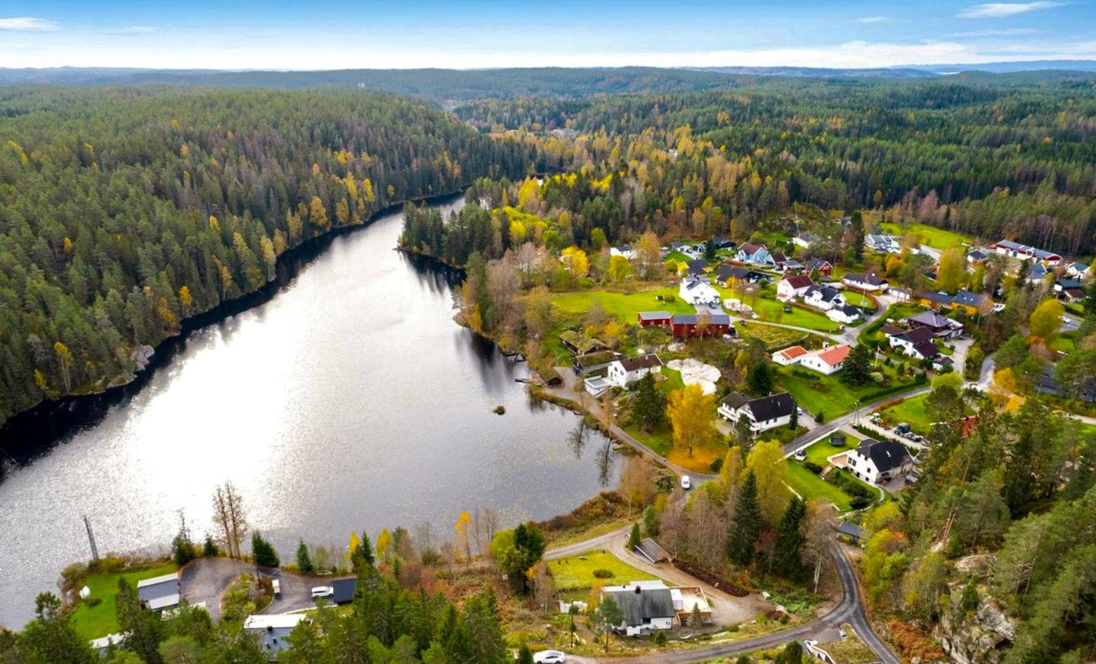 Oversikt over området ved Bråtatjern Galleribilde