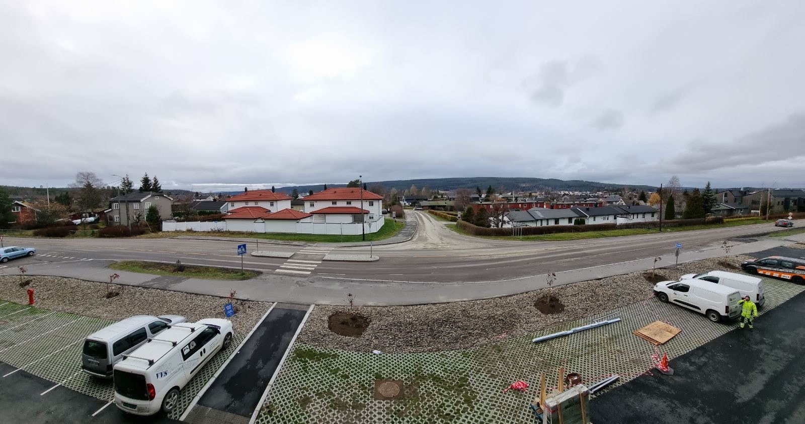 Utsikt fra balkongen Galleribilde