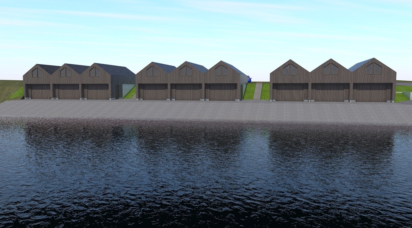 Tegnet inn det som er godkjent vindusstørrelse. Galleribilde