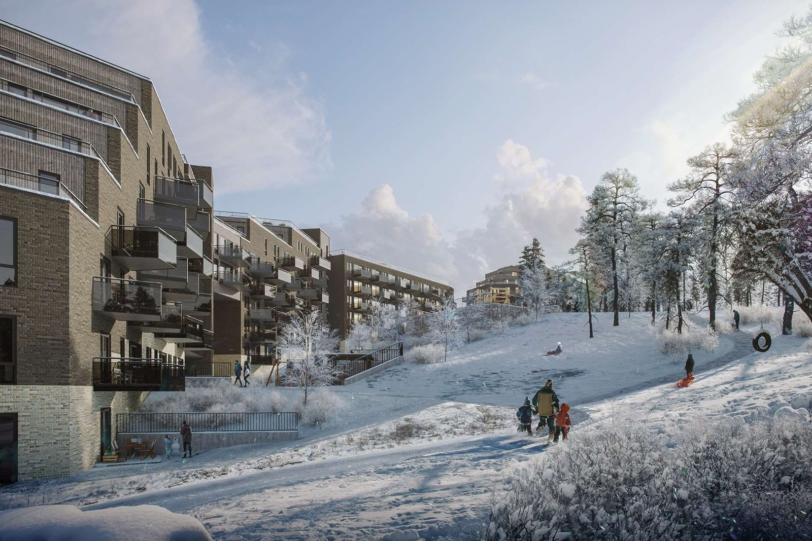 Snølia utvendig Galleribilde