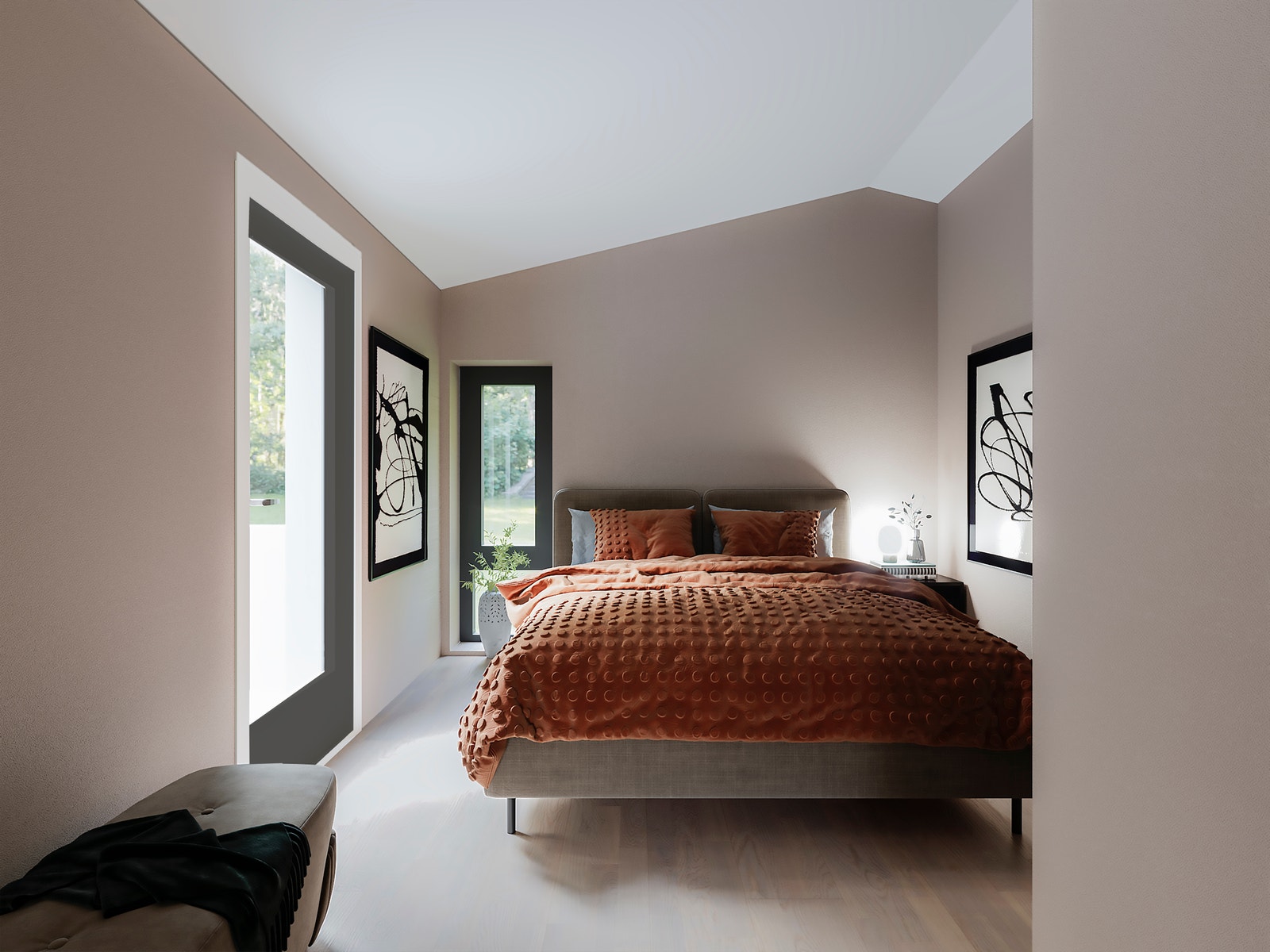 Soverom i 2. etasje for bygg D og E Galleribilde