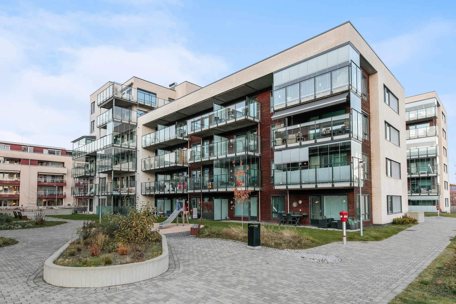 Leiligheten er fra 2017 og er relativ ny. Galleribilde