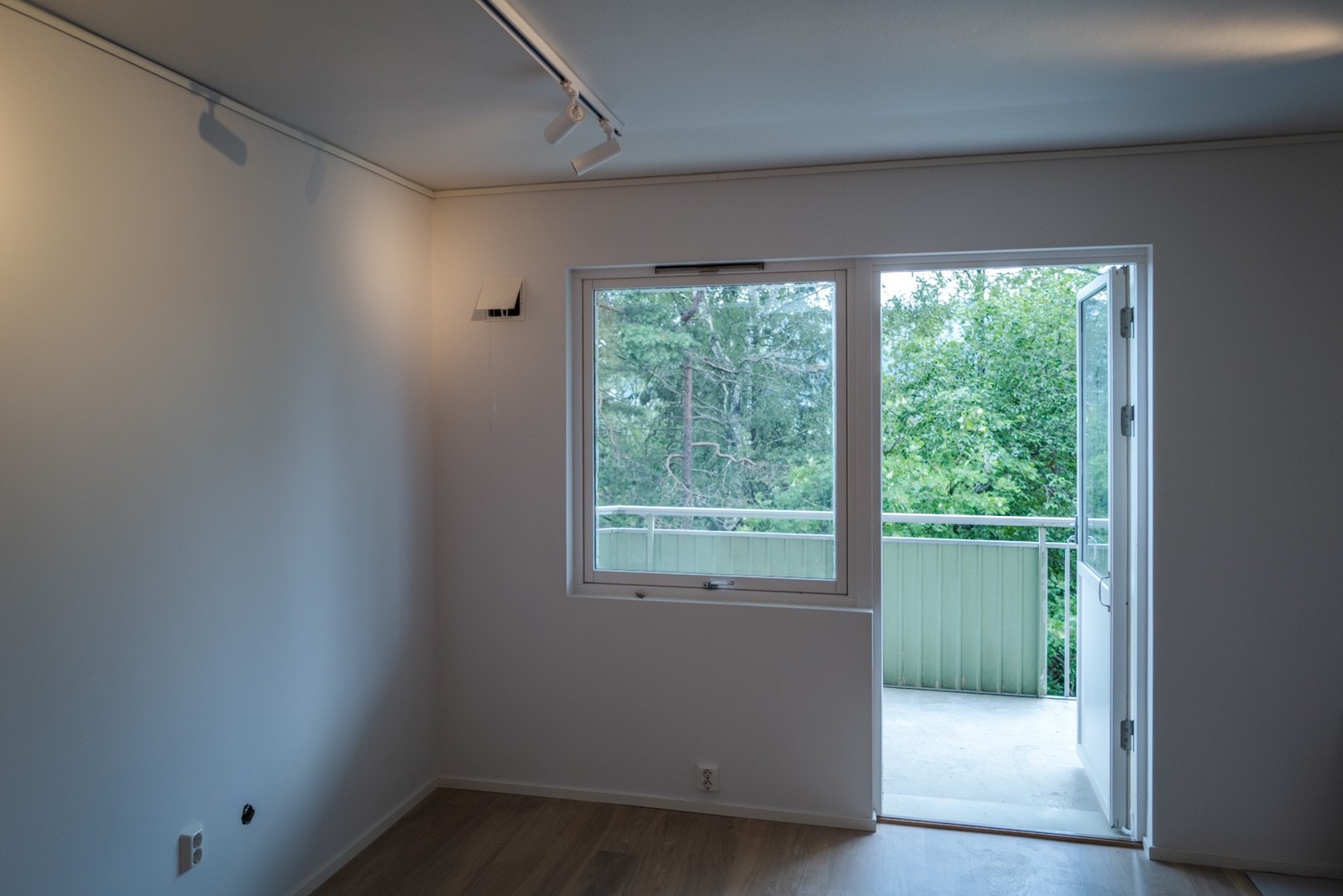 Herlig utsikt fra balkong. Galleribilde