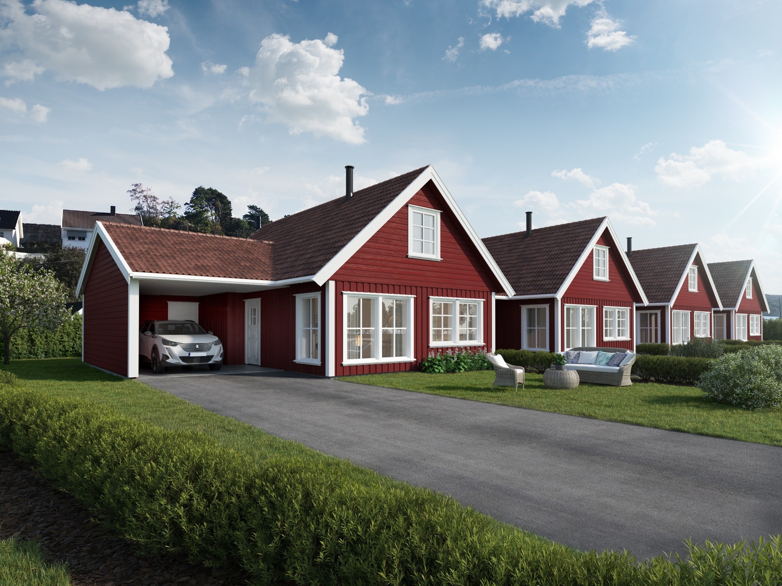 Bolig i rekke Galleribilde