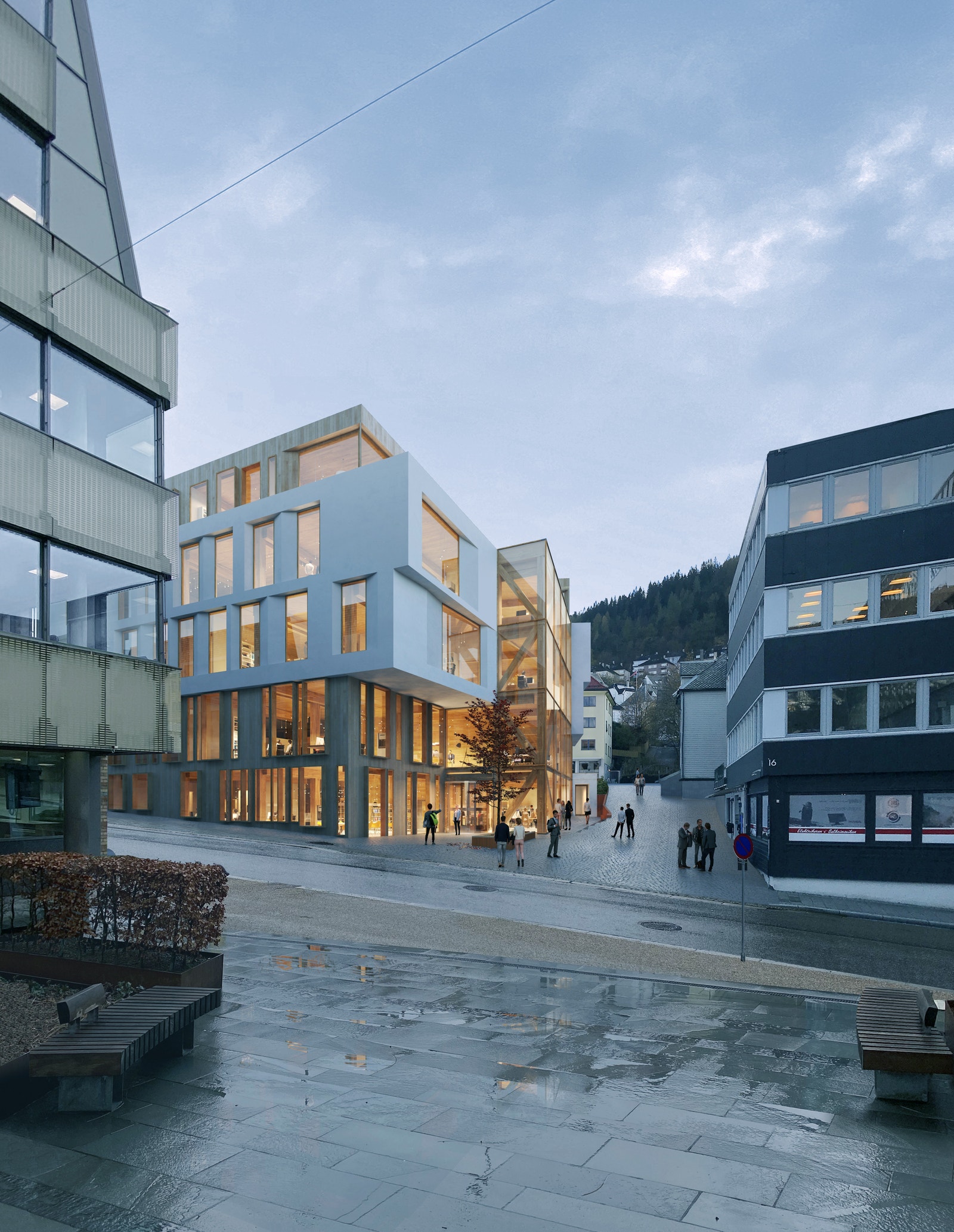 Bærekraftig massivtre og spennende arkitektur Galleribilde