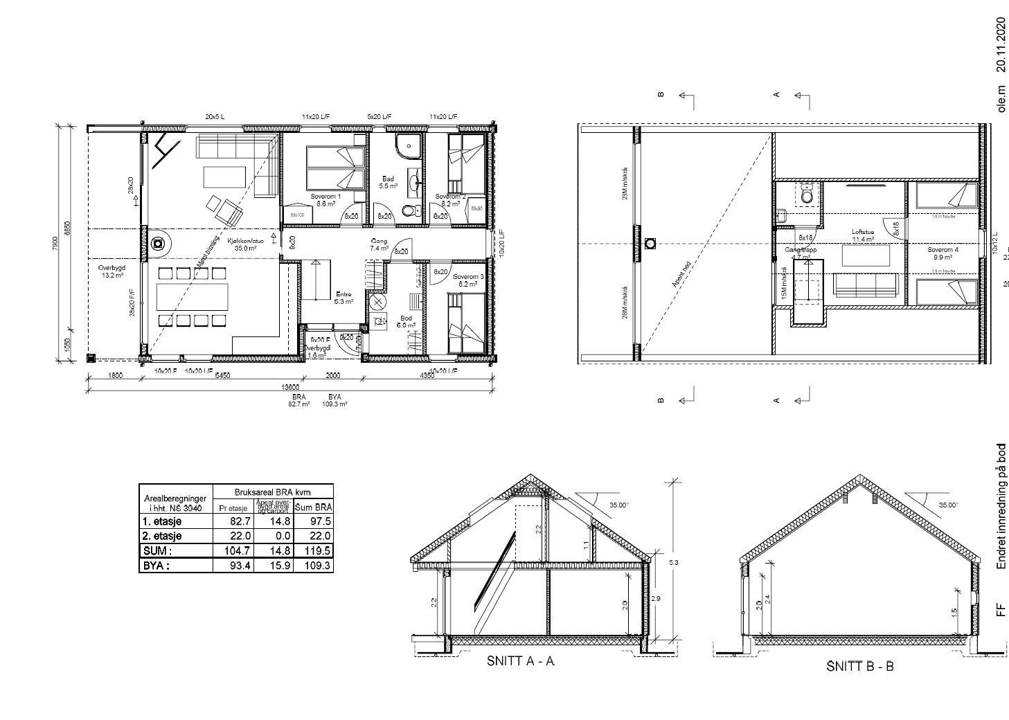 Plantegning Galleribilde