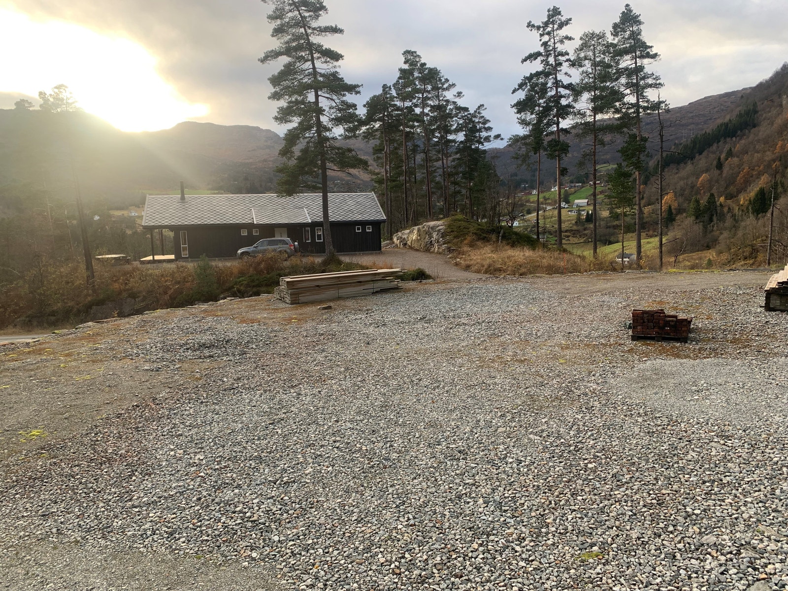 Tomt ferdig opparbeidet Galleribilde