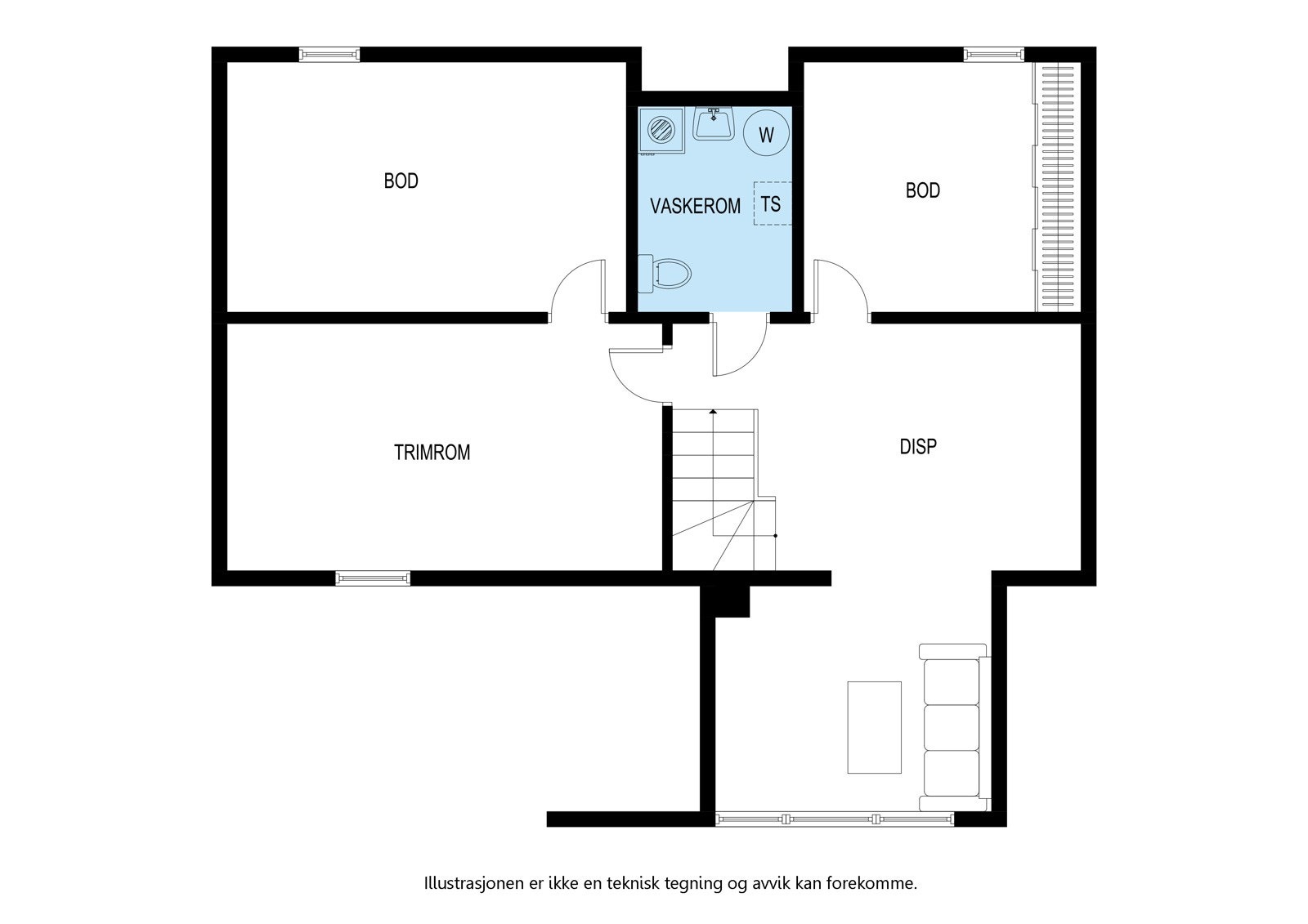 Underetasje Galleribilde