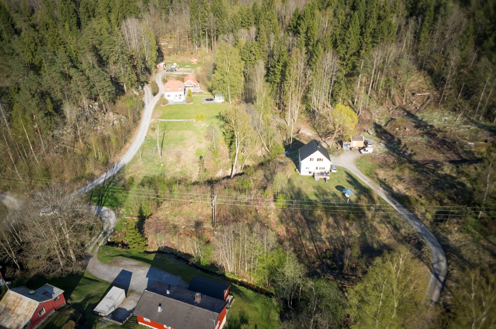 Dronebilde Galleribilde