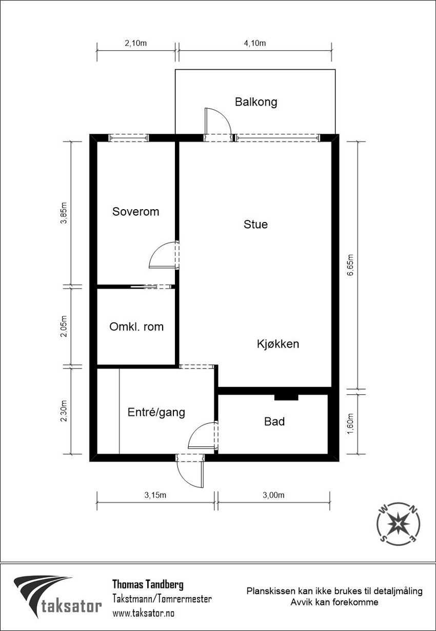 Målsatt planskisse, slik at man kan starte innflyttingsplanene allerede nå... Galleribilde