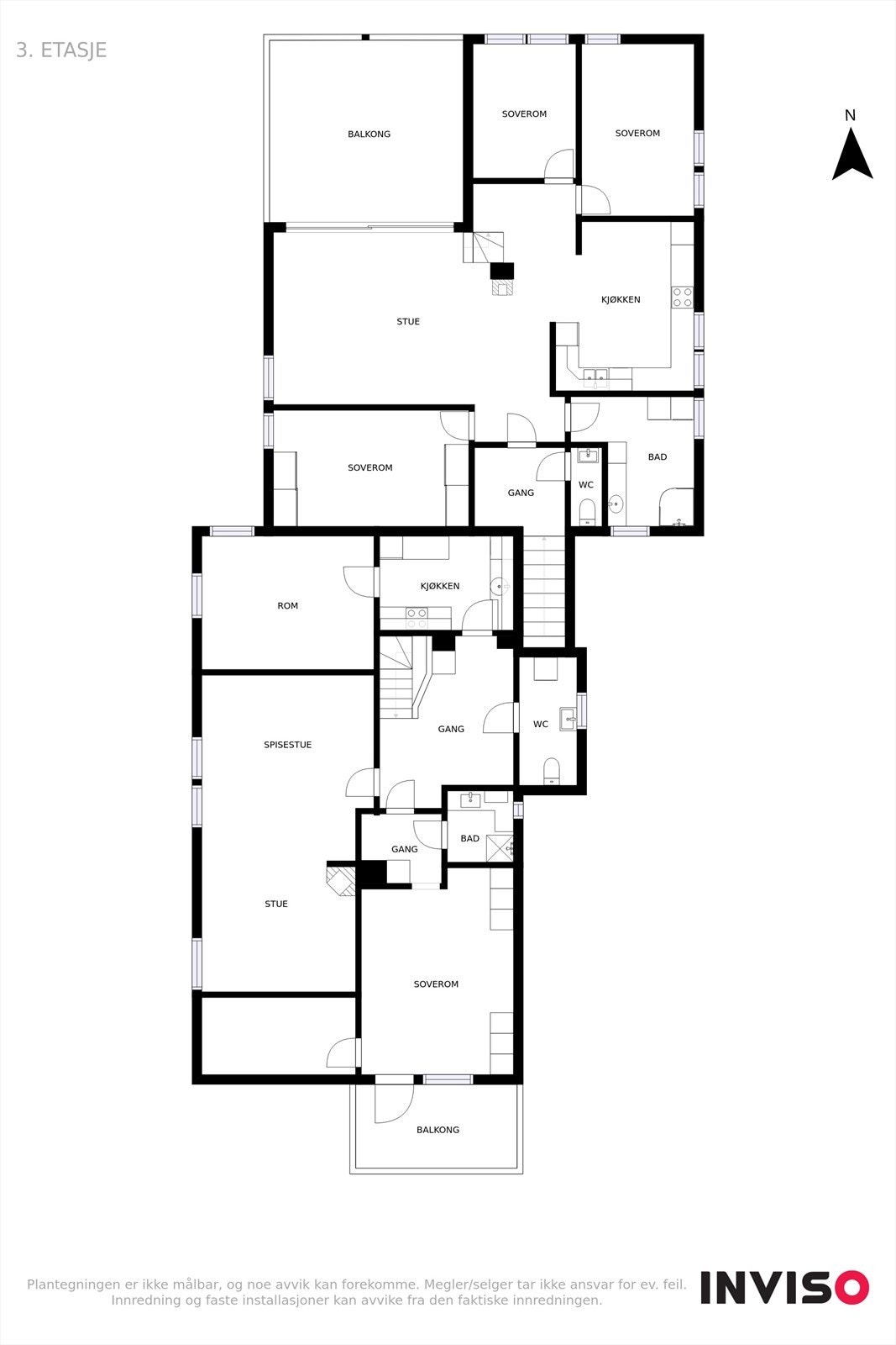 Plantegning 2. etasje Galleribilde