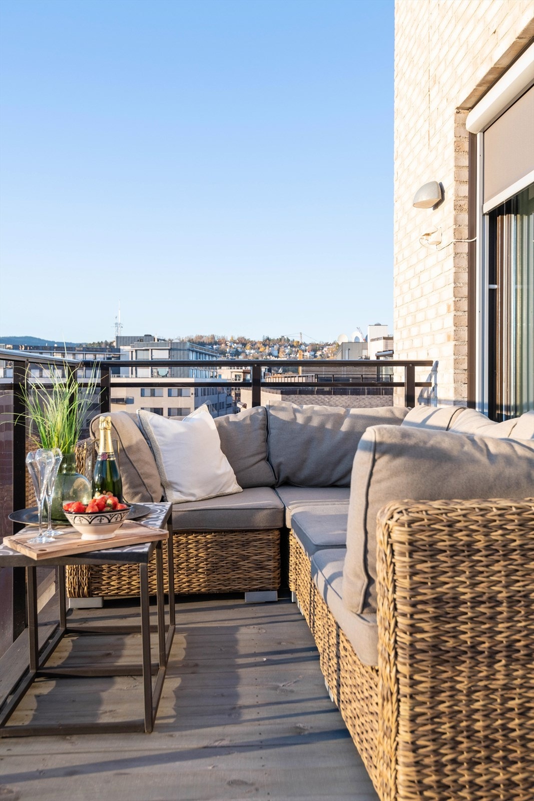 De to herlige uteplassene legger alt til rette for å nyte sommerens godværsdager til fulle. Galleribilde