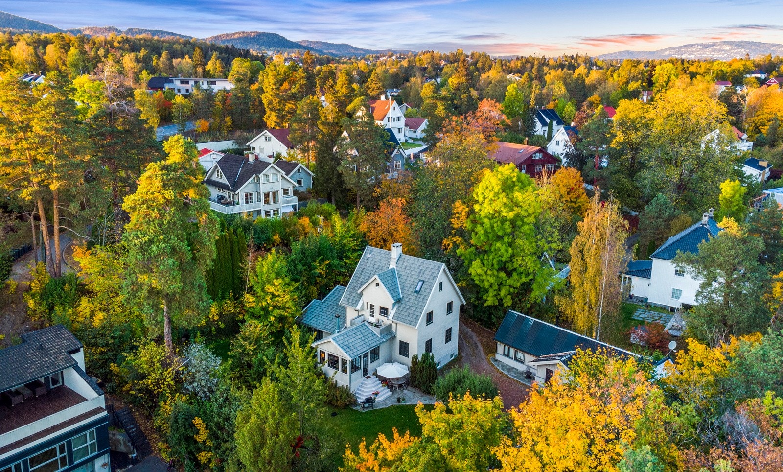 Dronebilde Galleribilde