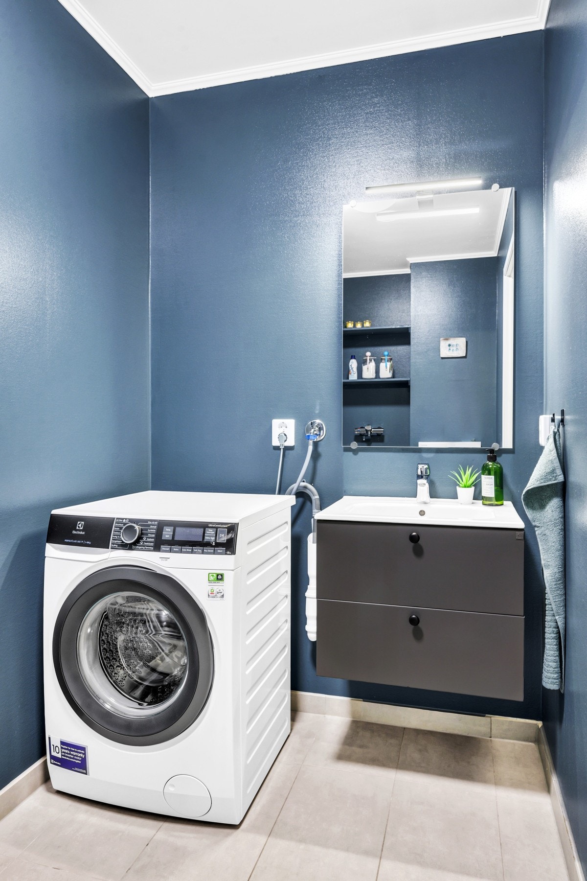 Praktisk separat vaskerom. Også her er det gitt TG0 av takstmannen. Galleribilde