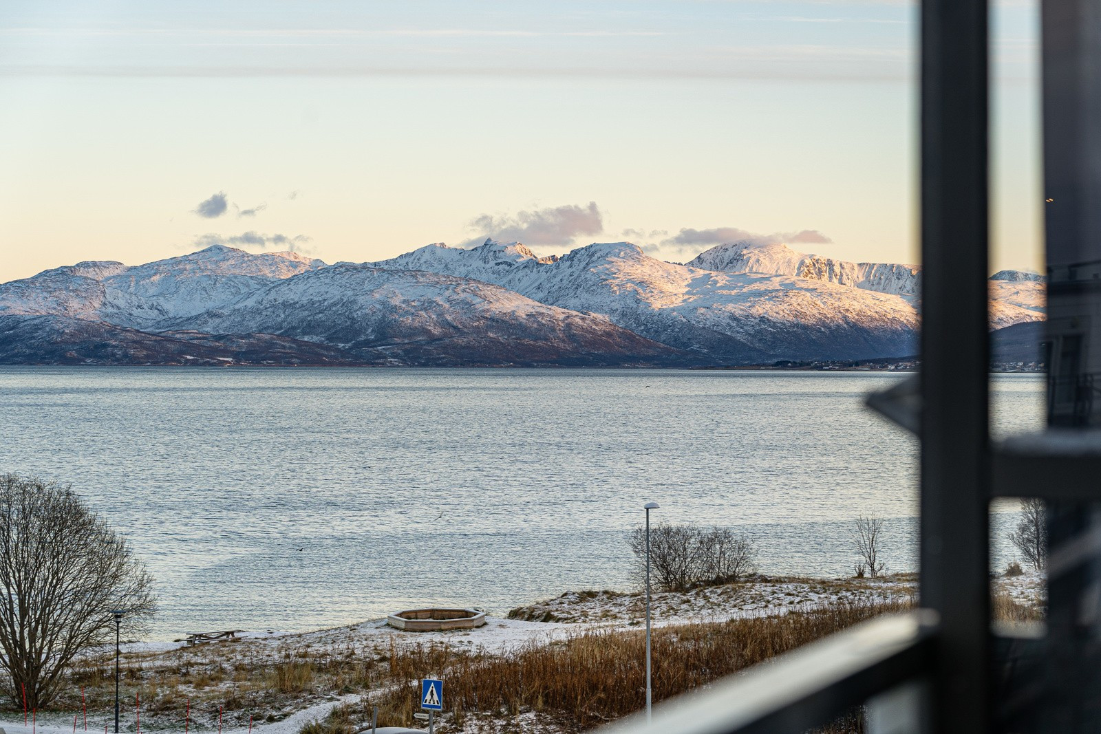 Flott utsikt fra veranda!