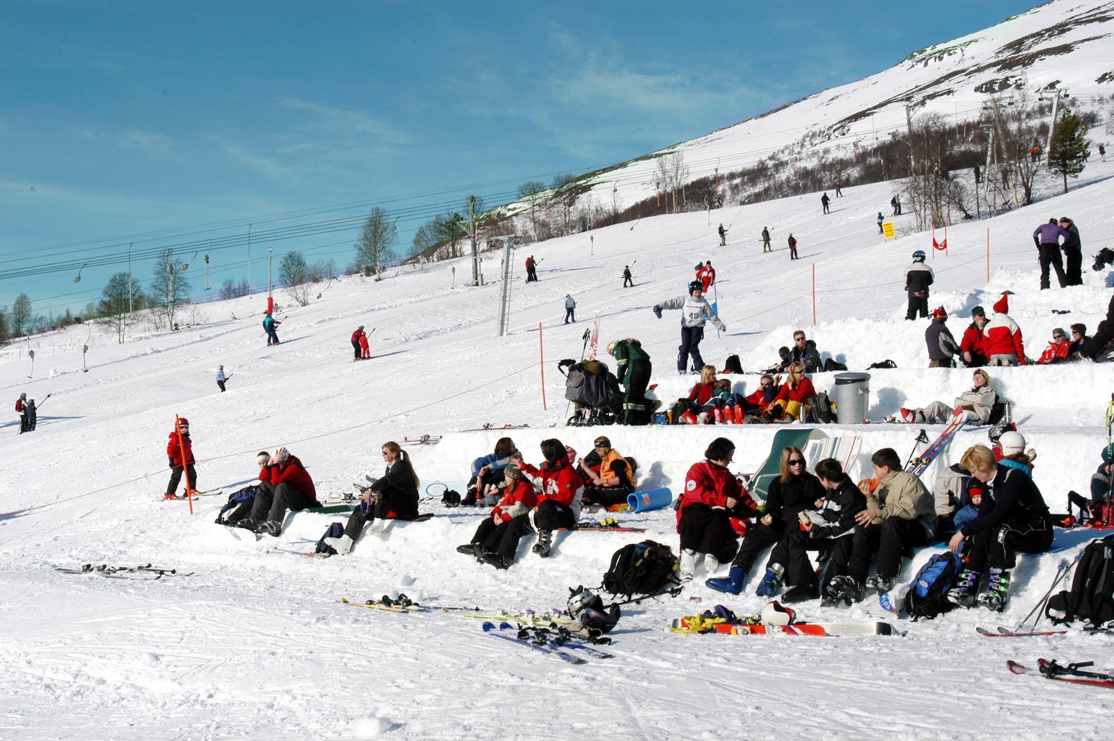 fra alpinbakken på Oppdal Galleribilde