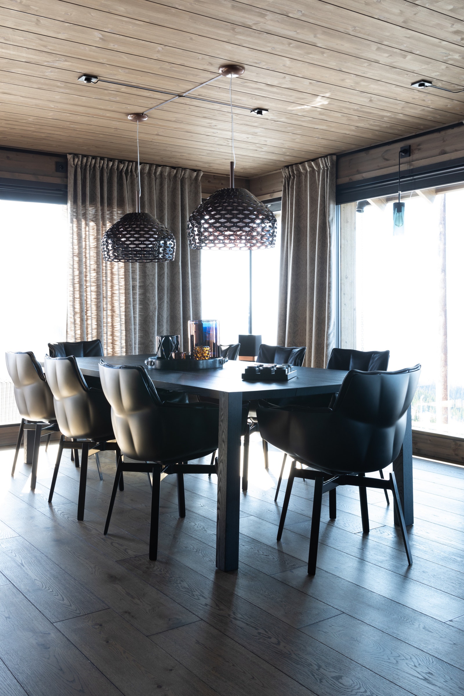 Bildet viser eksempel på interiør i en Vy-hytte. Galleribilde