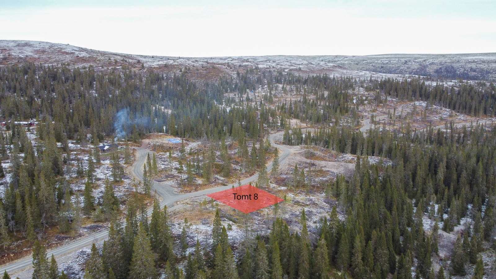 Tomt 8 er brukt som pris eksempel i annonsen Galleribilde