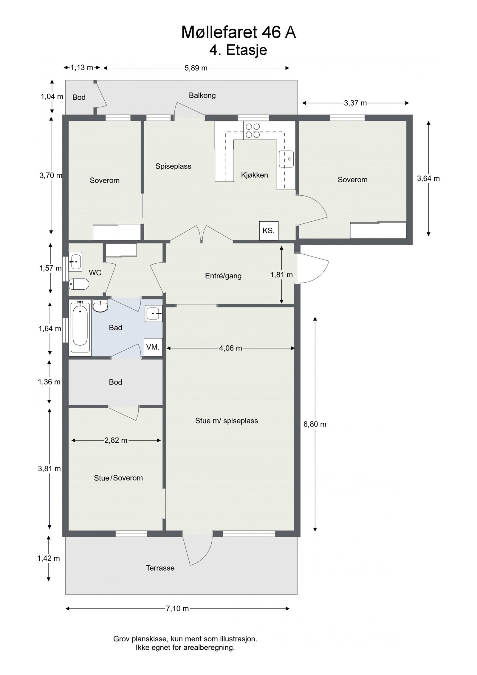 Plantegning Galleribilde