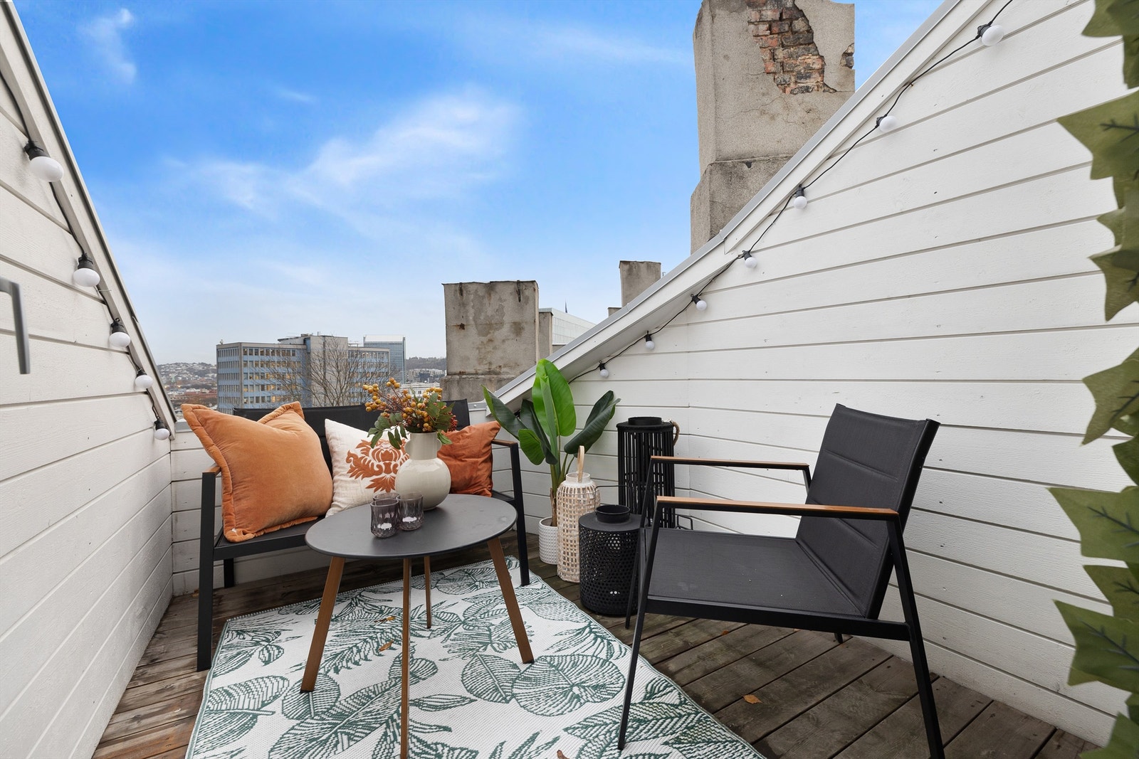 Østvendt takterrasse på ca. 5 kvm Galleribilde