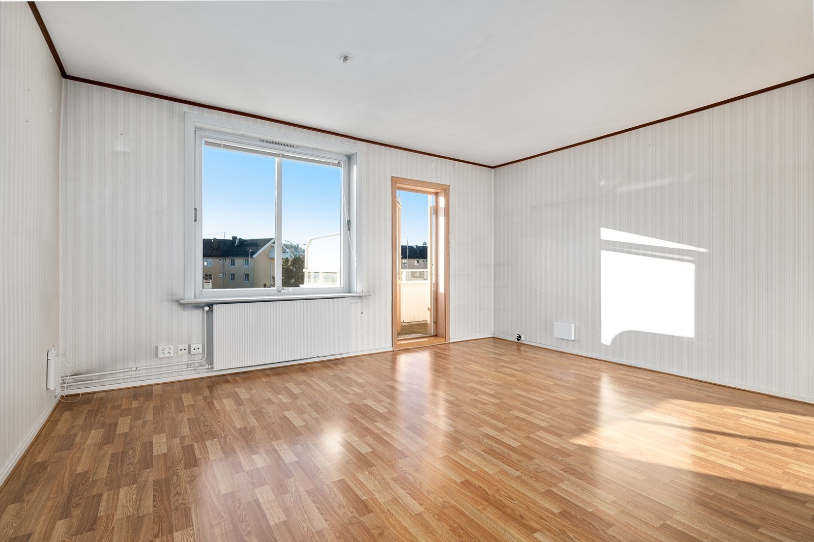 Stue med utgang til balkong Galleribilde