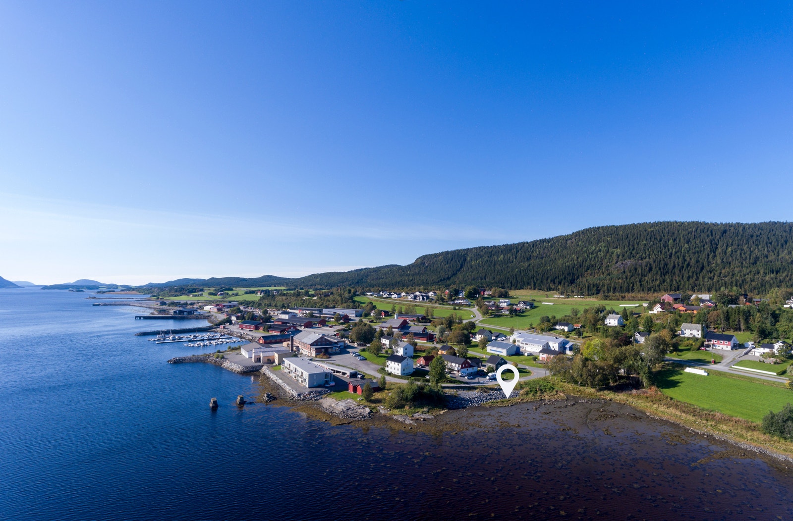 Det er laget skisser for byggetrinn II på Monstadbrygga Galleribilde