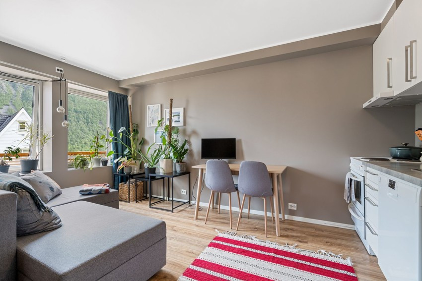 Moderne leilighet fra 2015 med sentral beliggende i Tromsdalen