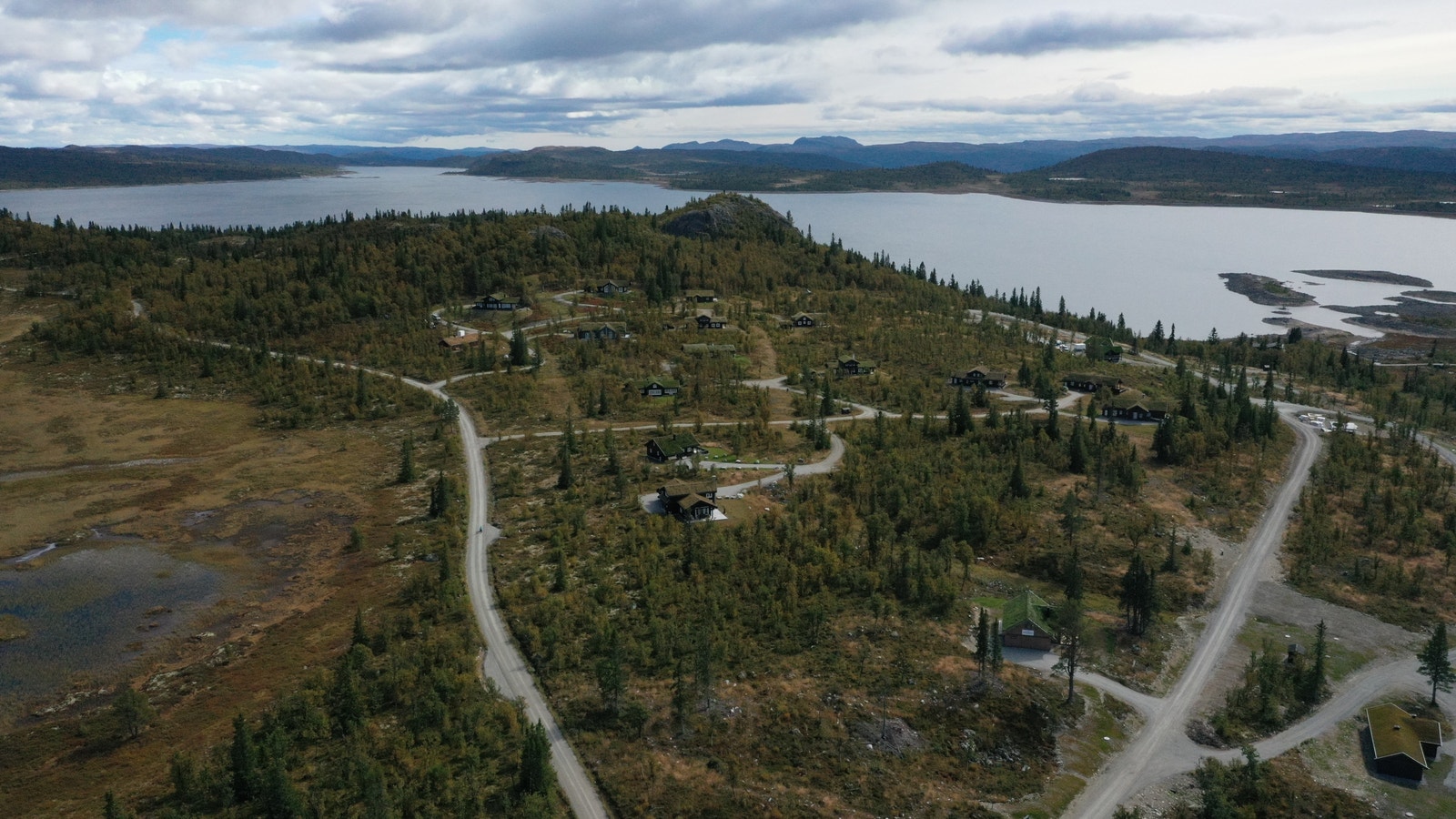 Dronebilde Galleribilde