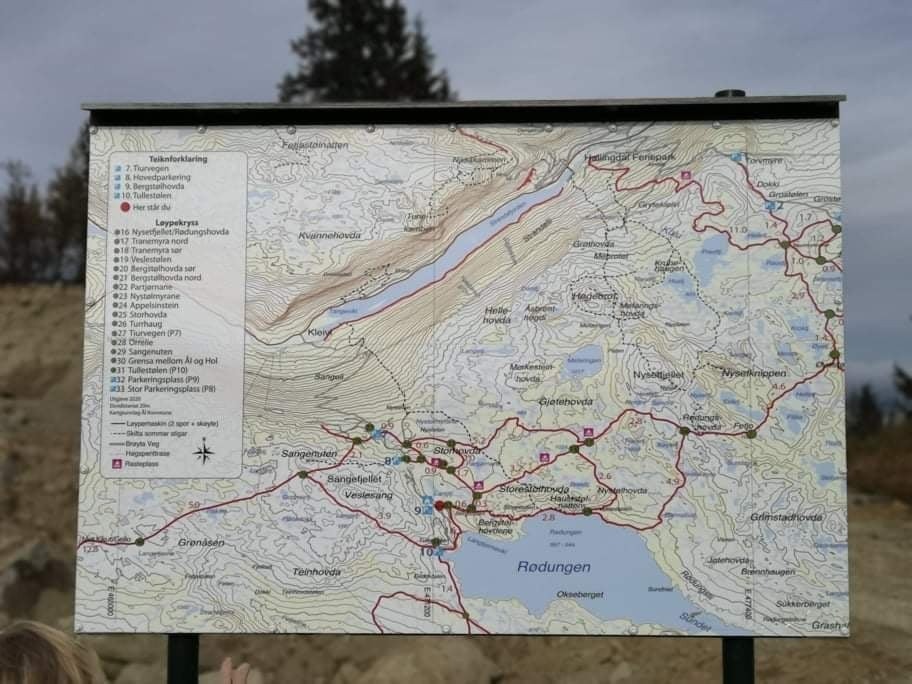 Kart over løyper Galleribilde